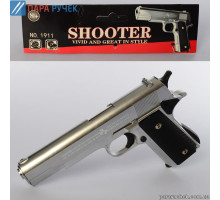 М+Пистолет 1911А метал, на пульках, в кульке 17*27см
