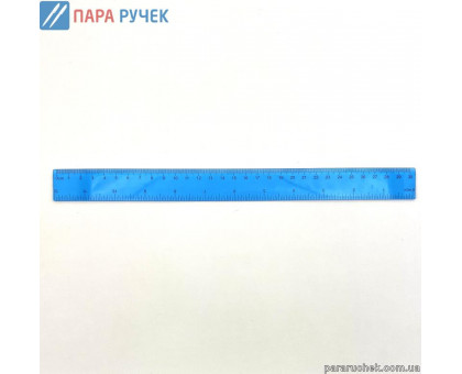 Линейка пласт. 30см 23875-1 прозрачная