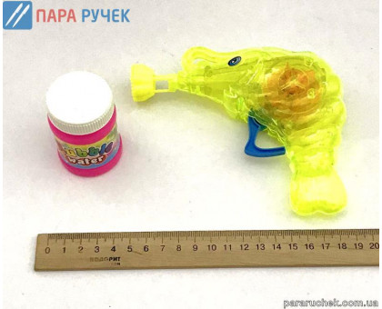 Мыльные пузыри "пистолет" рыбка, свет. (2-3)