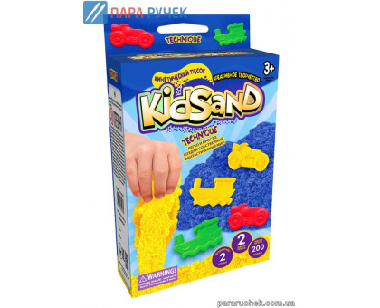 Песок кинетич. (200 г) в кор. мини KidSand (16)