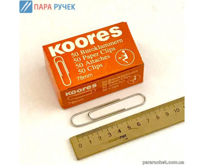 Скрепки 78мм KOORES