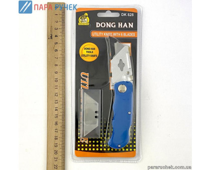 Нож канц. DK-828 +лезвие строительный