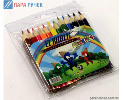 Карандаши EL KHALIL 12цв короткие (2451-7)