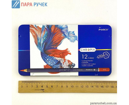 Карандаши "MARCO" 8010/12TN в металле