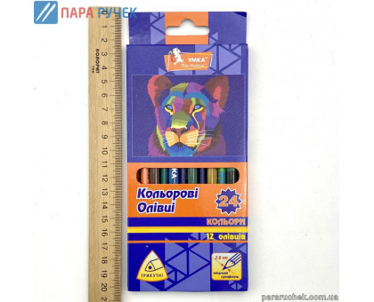 Карандаши 12/24цв. УМКА ЦК42-22