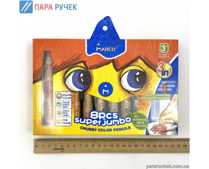 Карандаши "MARCO" 1800/8CB Jumbo
