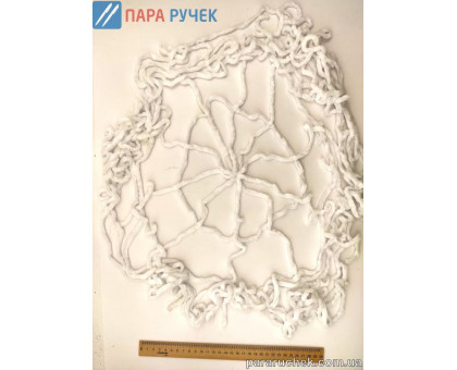 Паутинка большая белая, черная К-281