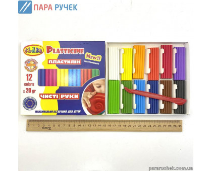 Пластилин "ECO" MAXI 12цв. 7646