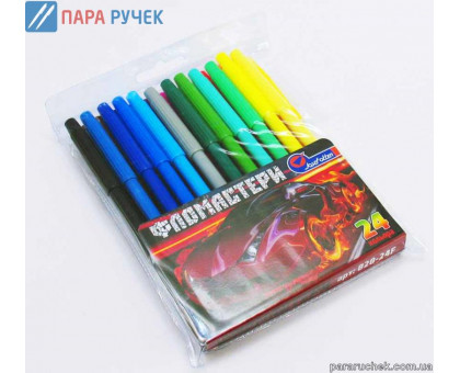 Фломастеры "Призрачный гонщик" 24цв (828)