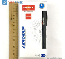 Ручка шариковая UX-136-01 черн.