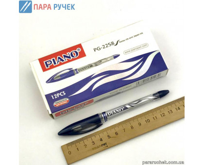 Ручка Piano PT-2258 син.