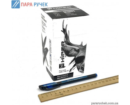 Ручка шарик. Hiper Accord Black+ HO-550 синяя