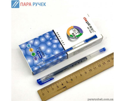 Ручка гелевая GP-1026 Delpi син.