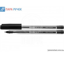 Ручка шариковая TOPS 505М черн.(прозрачная)