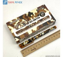 Ручка гель. M-6608 1,0мм черная