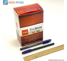 Ручка шариковая CELLO TRI-MATE(черный корпус) син.
