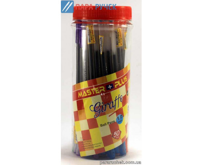 Ручка шариковая Master+plus в банке