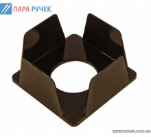 Подставка-бокс для бумаг 9*9*4,5 дымч/черн.