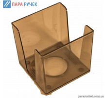 Подставка-бокс для бумаг 9*9*9 дымч/черн.