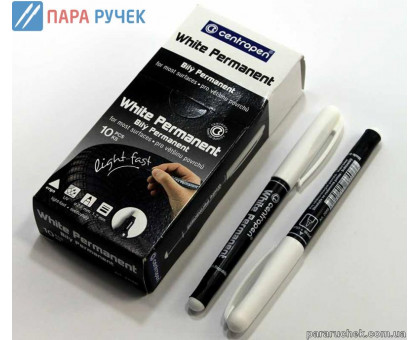 Маркер CENTROPEN 1,2мм белый (2686)