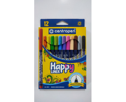 Набір маркерів CENTROPEN 2521 12шт. Лінери