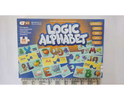 Пазли-асоціації  "Logic Alphabet" анг/укр G-LoA-01-04U Данкотойс