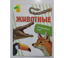 УЦІНКА російська мова. Книжка А4 тв Животные, Ранок. Открываем мир