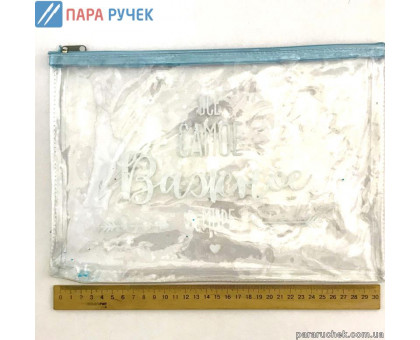 Папка на молнии А4 8749 с паетками