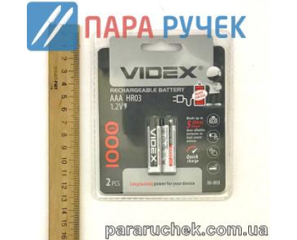 Акк. VIDEX R03 1000 mAh