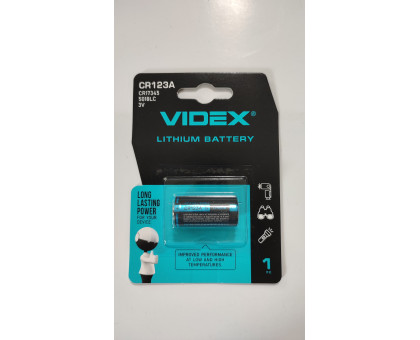 Батарейка Videx CR123А