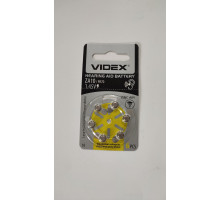 Батарейка Videx ZA10 (уп.)