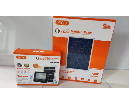 LED прожектор Т-240 40W + сон. панель