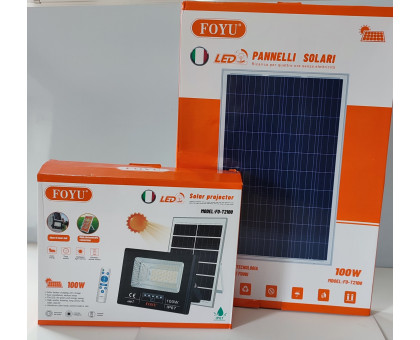 LED прожектор Т-2100 100W + сон. панель