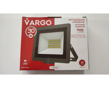 Прожектор VARGO 30W 6500K V-116760