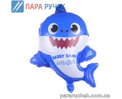 Шар возд. фольга "Акула" 66см.*55см.