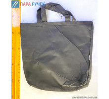 Сумка зі скл. боком арт. 37028 графіт (спанбонд) 35*45см