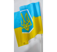 Прапор України 60х90см з палицею
