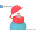 Пляшка для води CF61303 дитяча CoolForSchool, Strawberry 500мл. блакитна