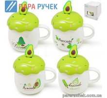 Чашка с крышкой  TL00012 "Avocado" 400мл