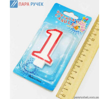 Свеча пряничн. Цифра 1