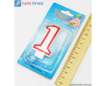 Свеча пряничн. Цифра 1