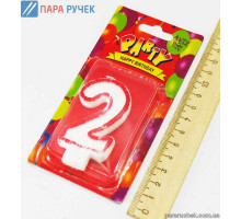 Свеча пряничн. Цифра 2