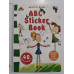 Книга А4 м'яка з наліпками "ABC Sticker Book"-лабіринти, прописи, завдання, Талант