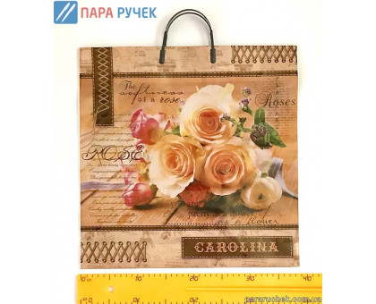 Пакет с пластик. ручкой 40*40 бол.