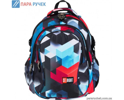 Ранец BP-01 RED 3D BLOKS (Польша) 6326