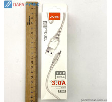 Кабель Aspor A102 Type-C 3A/1м.