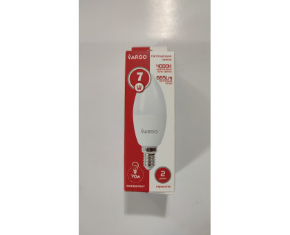 LED Лампа VARGO C37 7W Е14 4000К