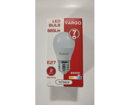 LED Лампа VARGO G45 7W Е27 4000К/6500K