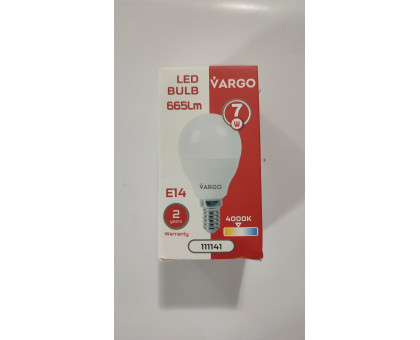 LED Лампа VARGO G45 7W Е14 4000К