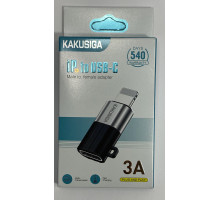OTG перехідник Kakusiga KSC-1419 Lightning - Type-C